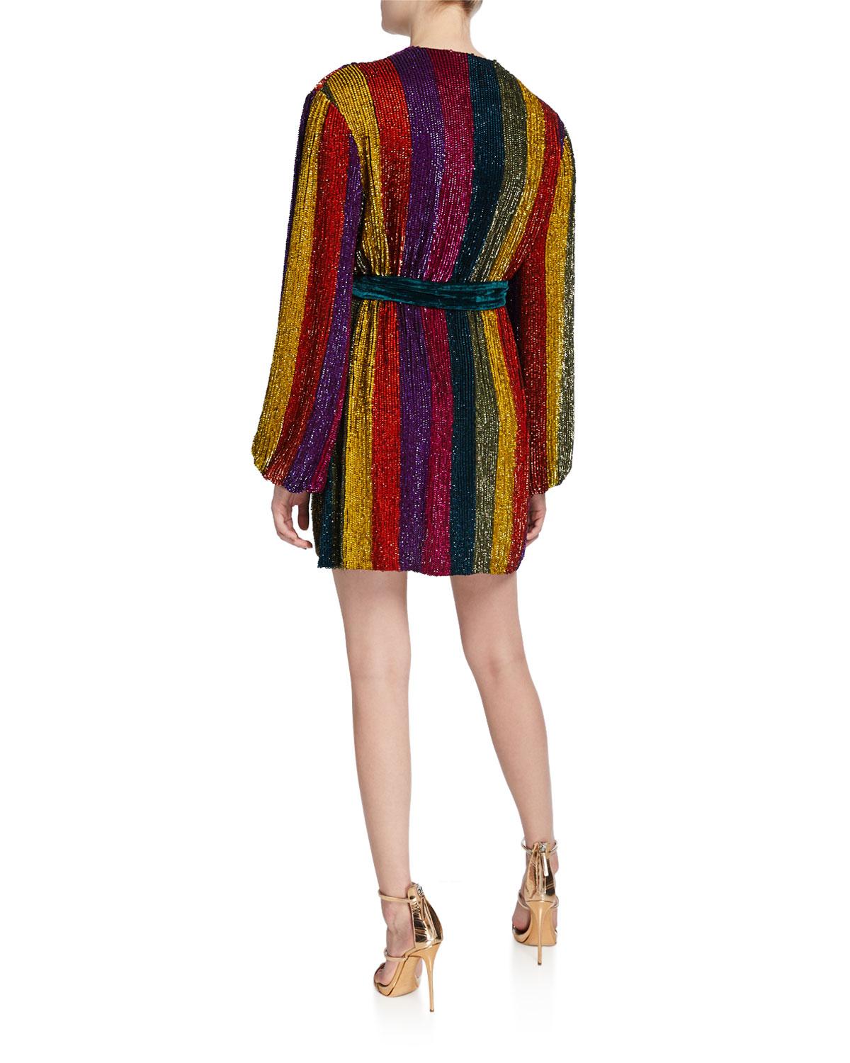 retrofete gabrielle sequin robe