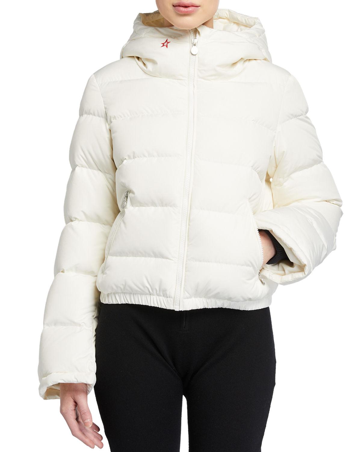 Perfect Moment Synthetic Polar Flare Puffer Jacket in White - Lyst