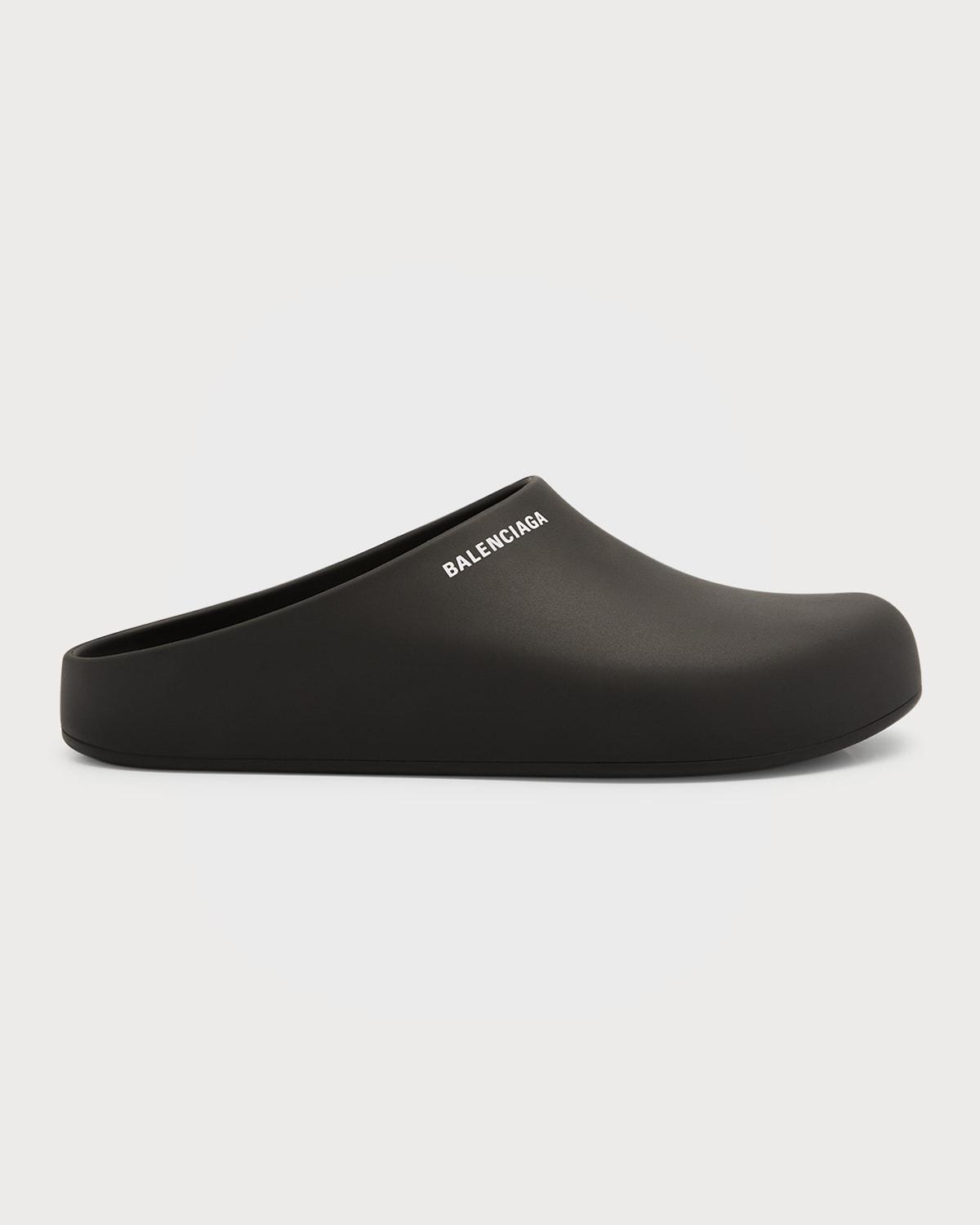 balenciaga clog pool slides