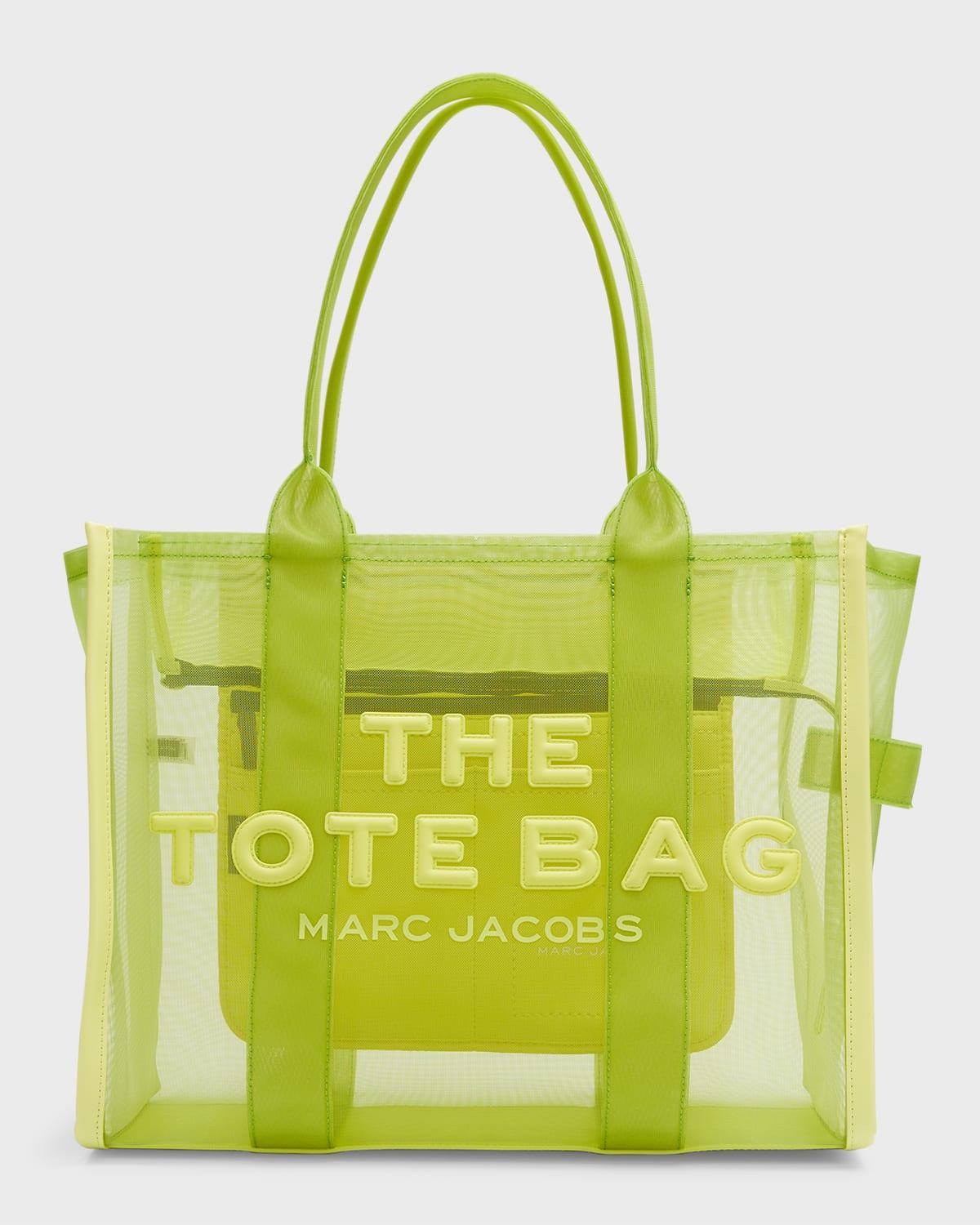 Marc Jacobs 'the Mesh Tote Large' Shopper Bag in Yellow Lyst