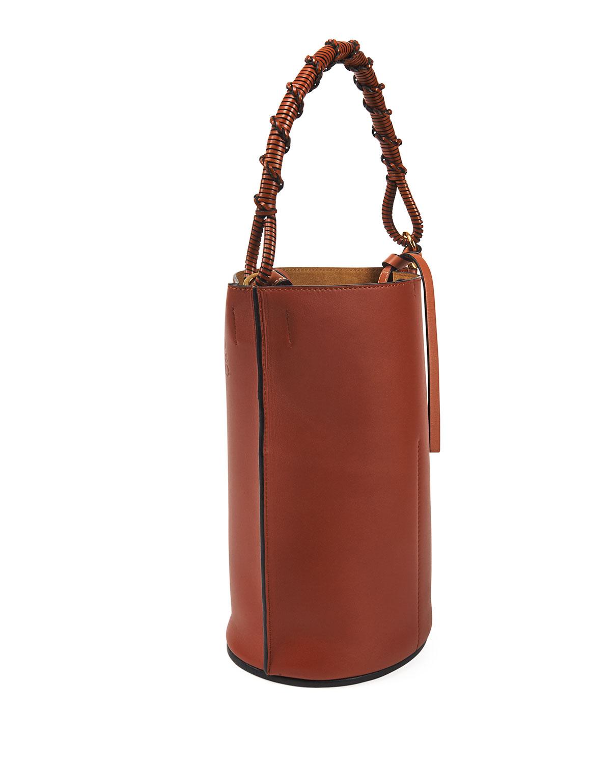 Loewe Women's Brown Gate Handle Bucket Bag