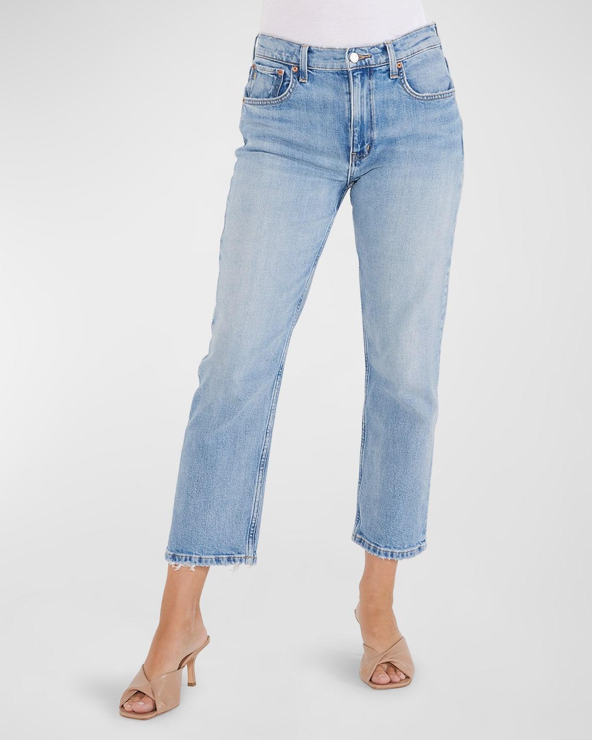 eTica Rae Mid-rise Crop Jeans in Blue | Lyst