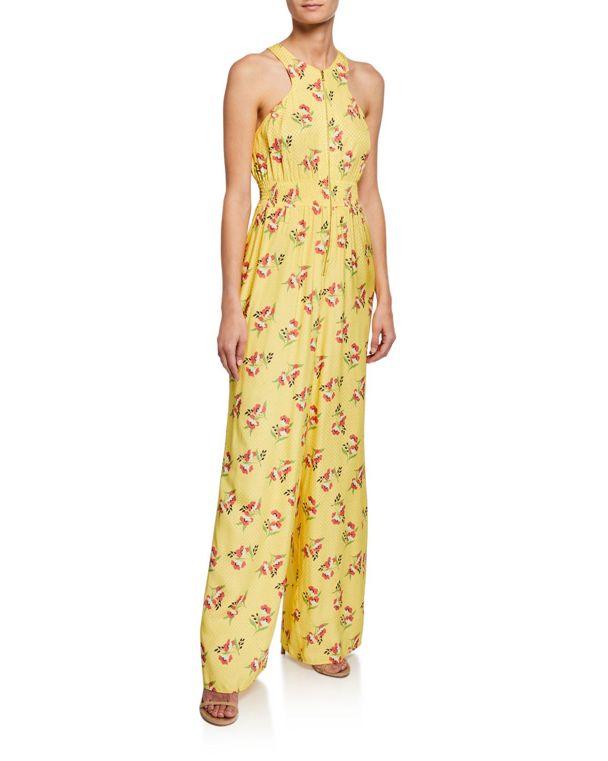 Jill jill stuart yellow floral gown hotsell