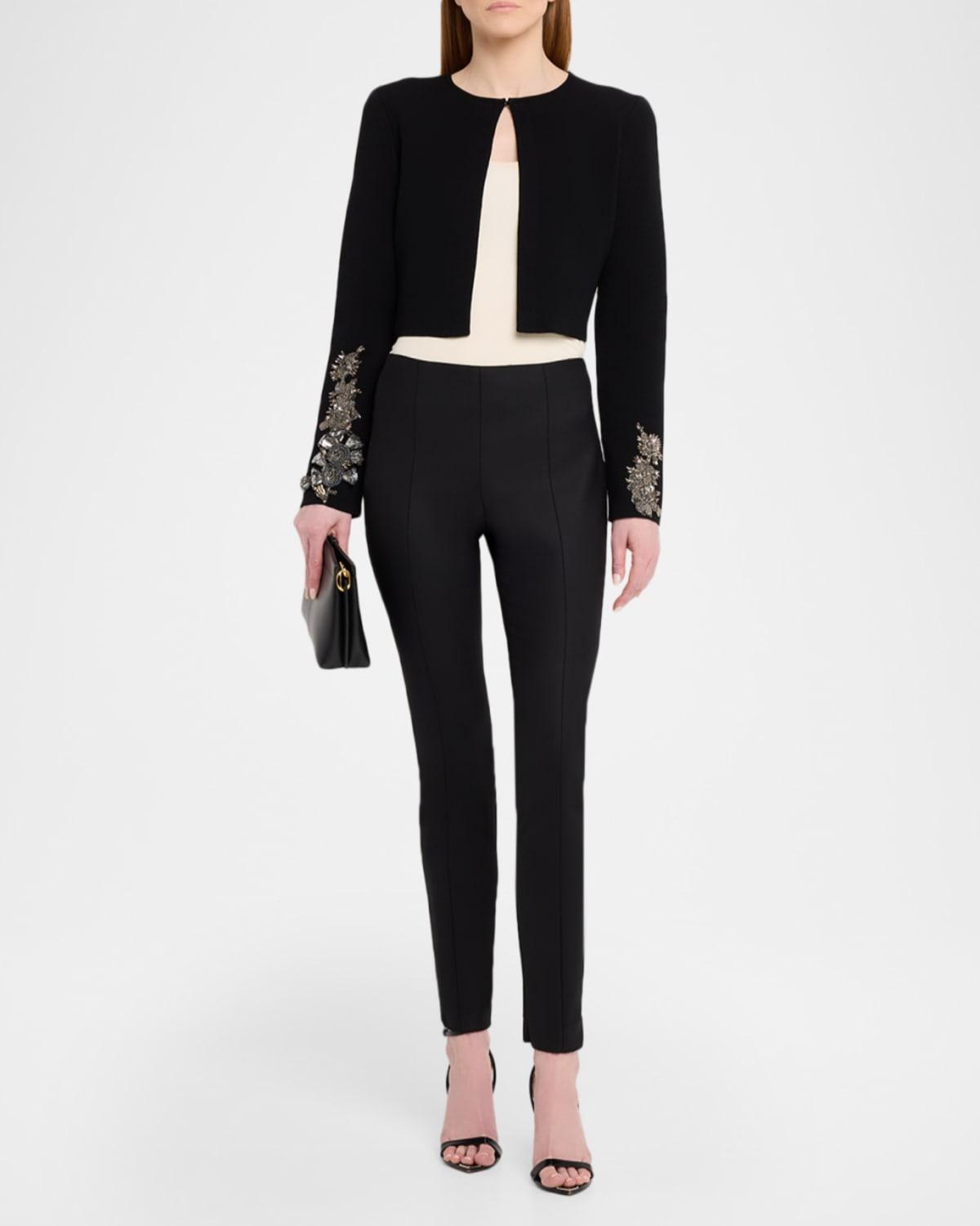 Cardigan à Rayures Chevron Oscar By Oscar De La Renta Taille S - Occasion Très Bon état
