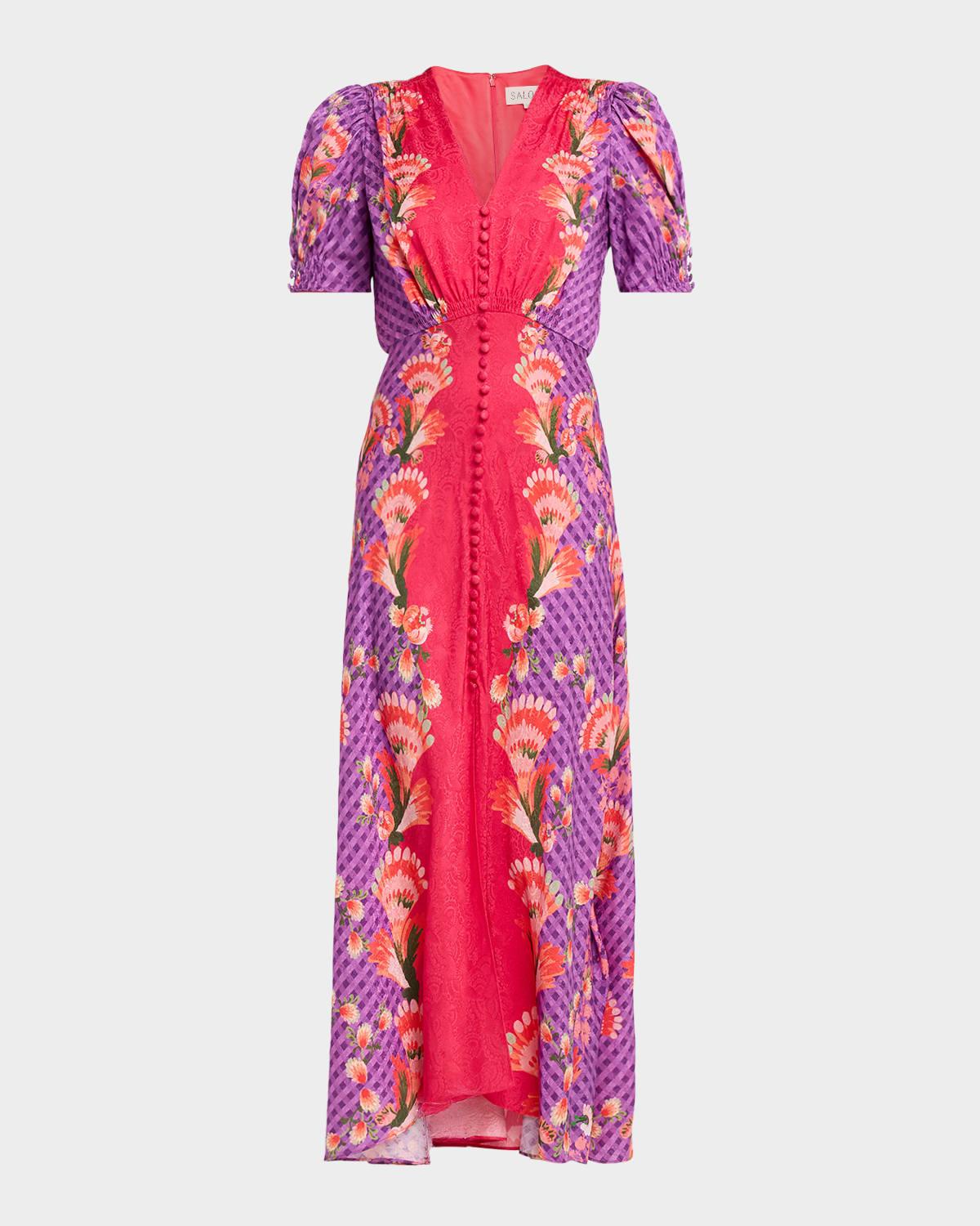 chinese dress ladies Saloni | ISA Long-c Dress | Cordia Vines