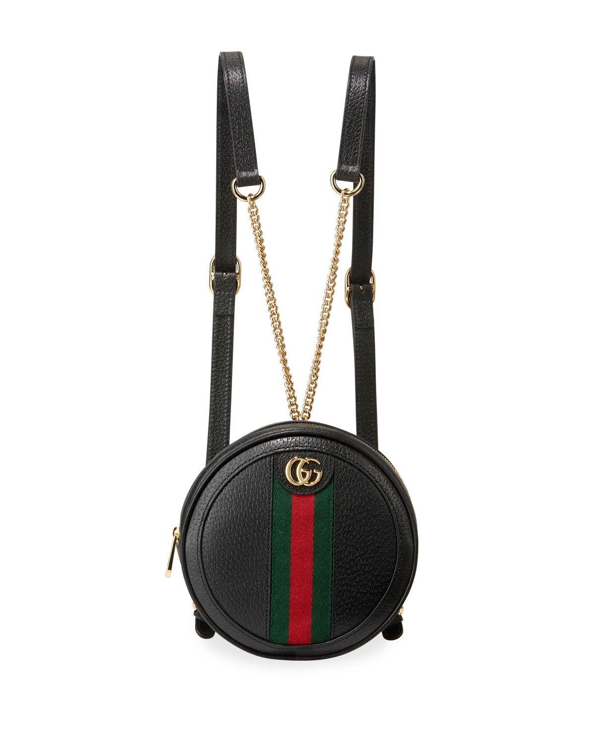gucci strap backpack