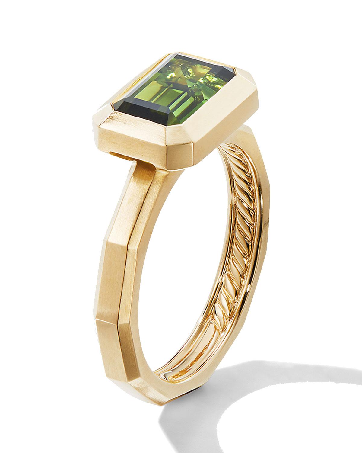 David Yurman Novella 18k Green Tourmaline Ring, Size 6 Lyst