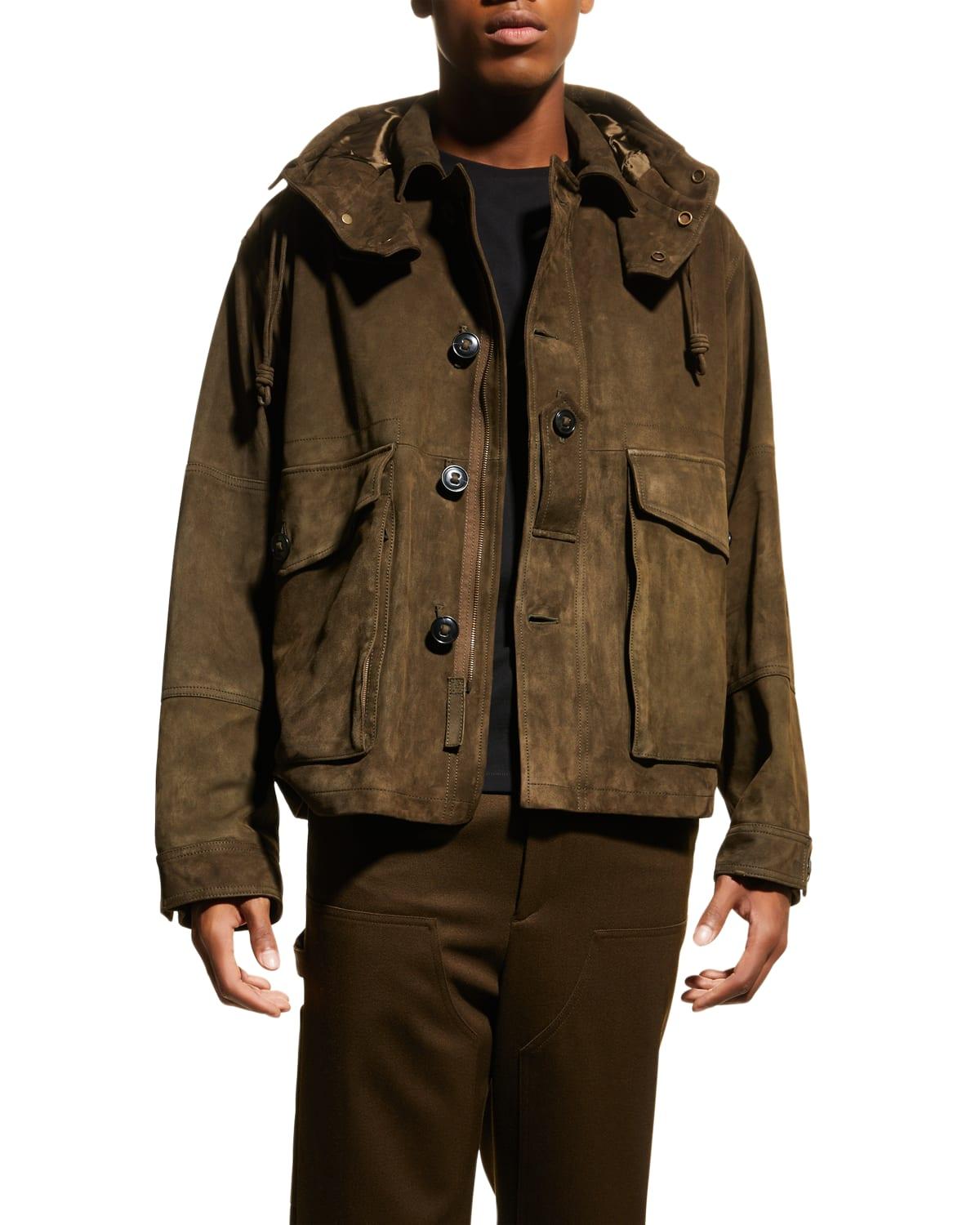 Loewe suede jacket sale
