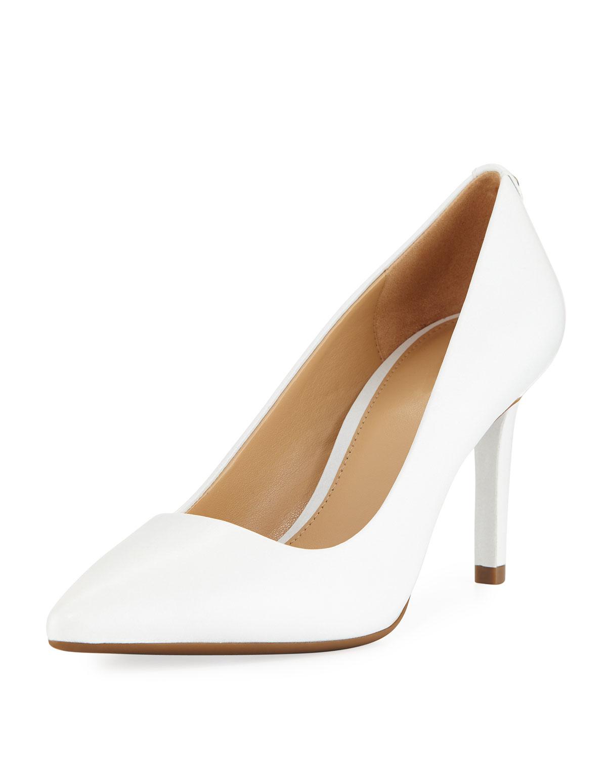 mk white heels
