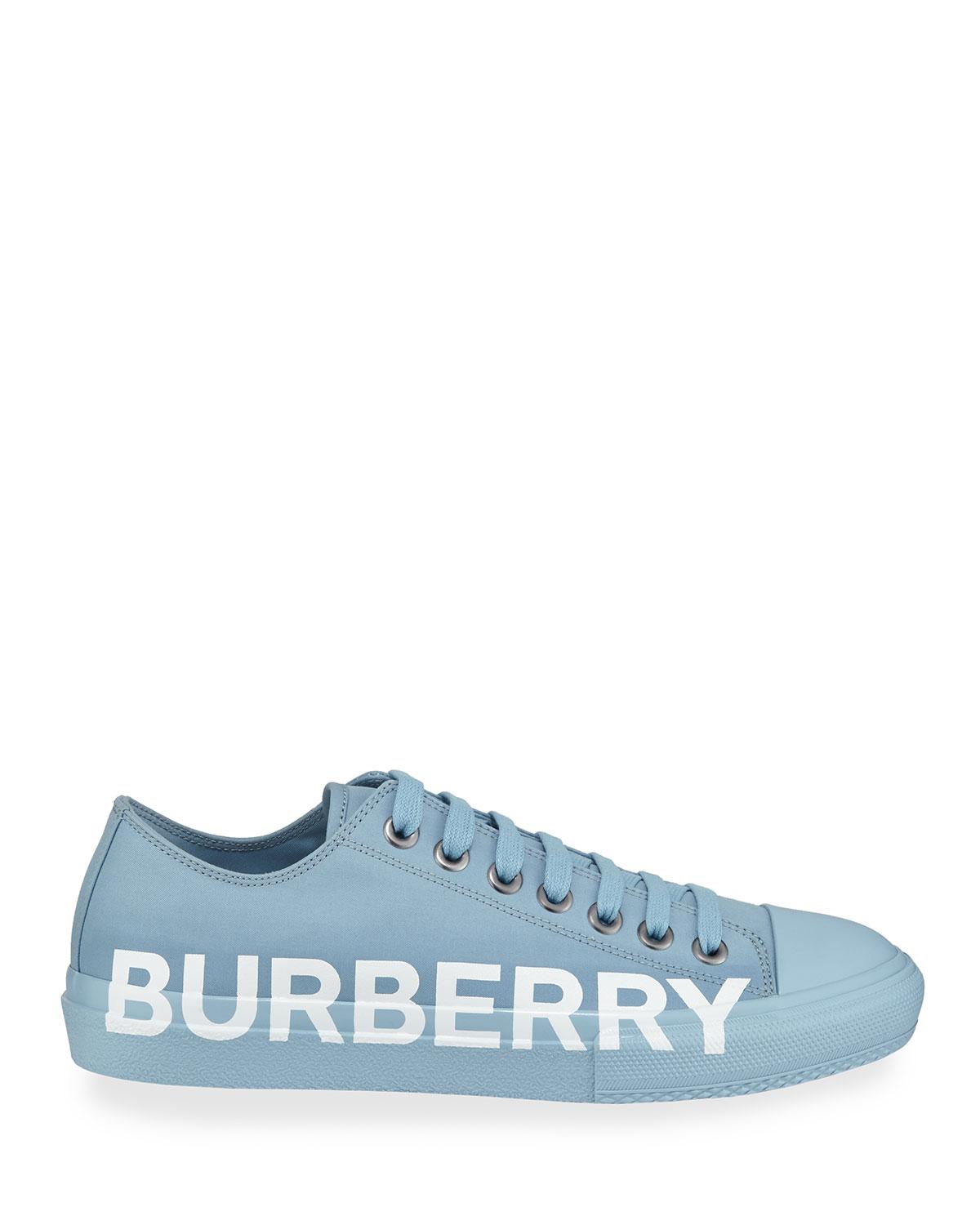 blue burberry sneakers