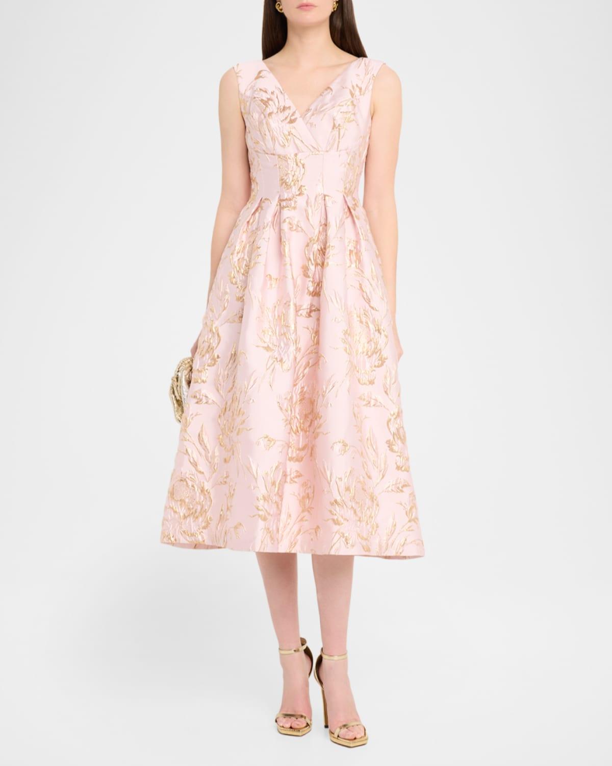 knee length dresses for ladies Midi Lace Formal Cocktail Dress and Prom Dress The Dress Outlet 1349 main image 1