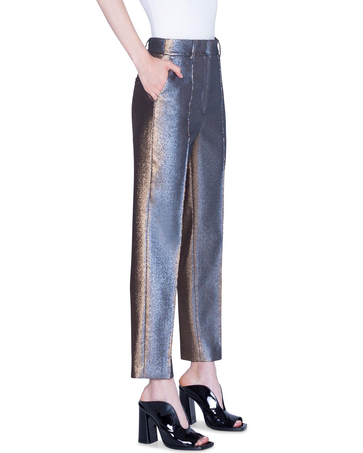 iridescent track pants