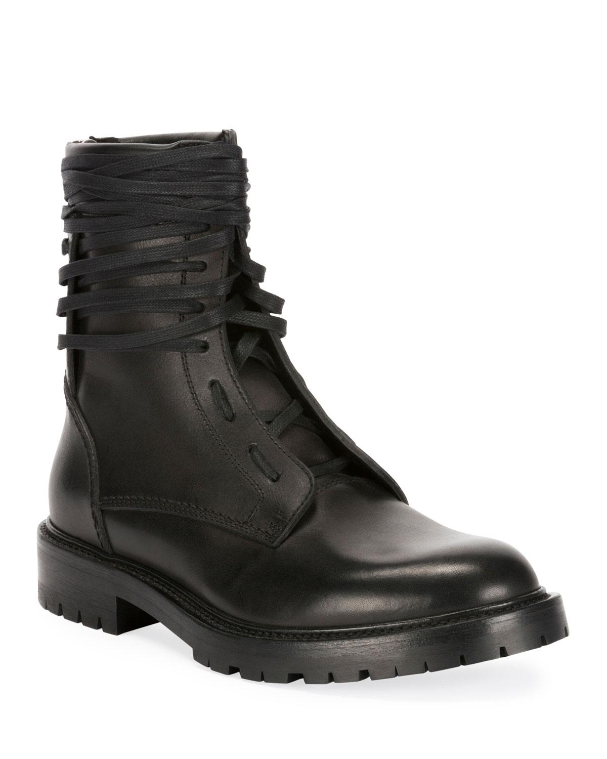 Amiri Leather Combat Boot in Black for Men - Save 57% - Lyst