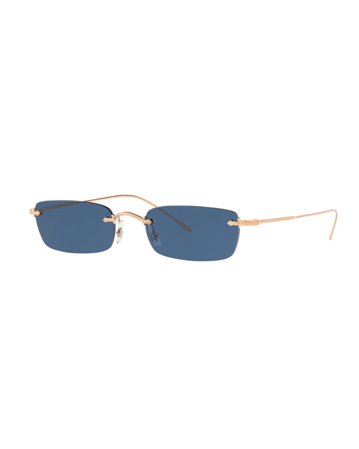 oliver peoples blue sunglasses