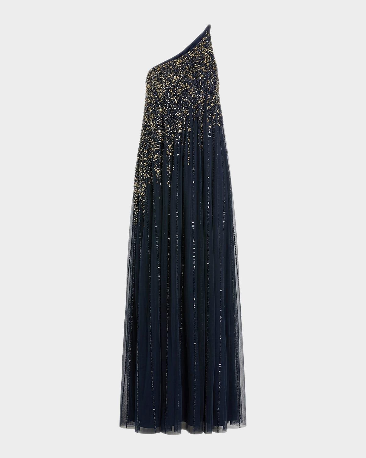 sachin and babi light blue dress Designer Mac Duggal One Shoulder Gowns for Women - Up to 58% off main image 0