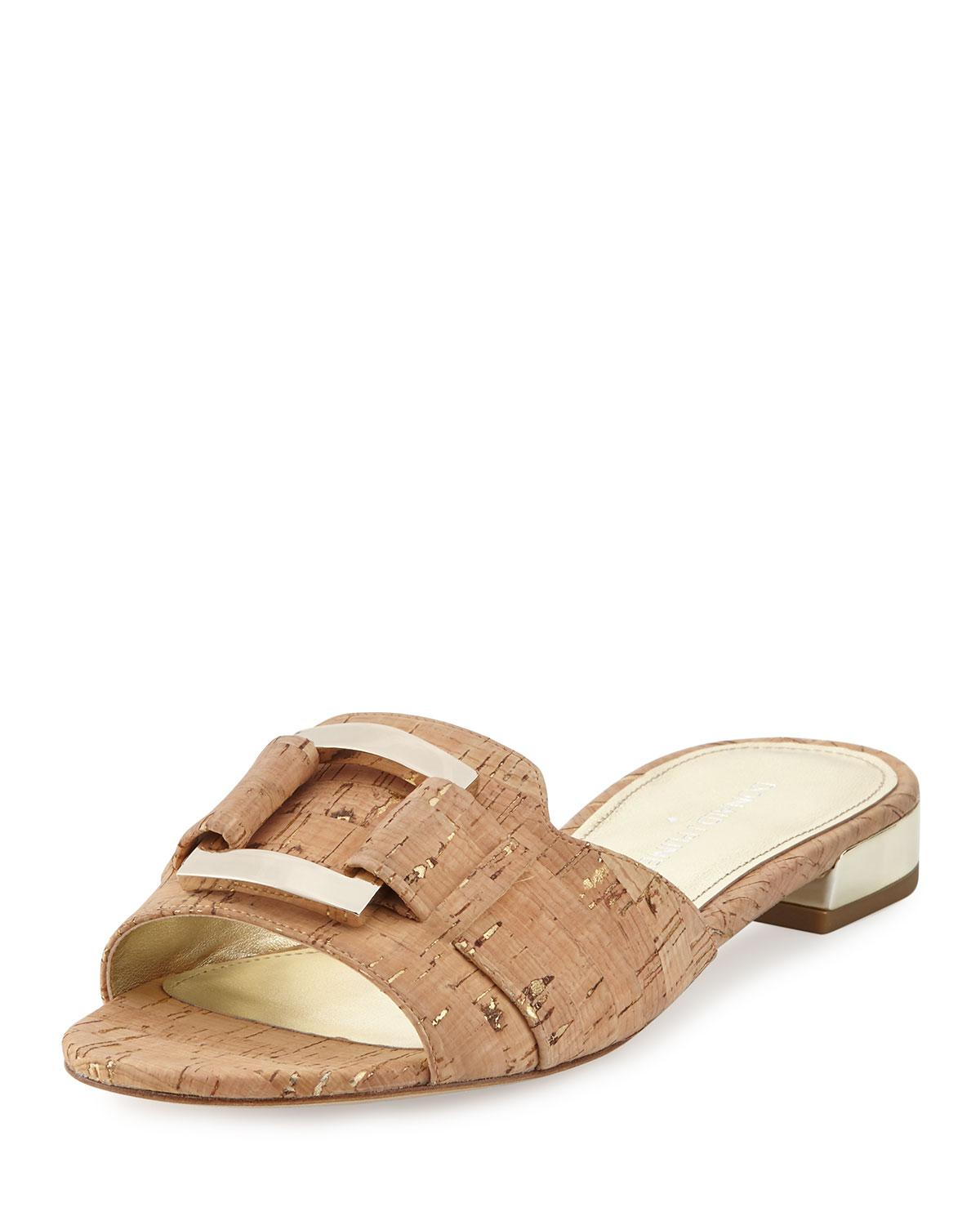 donald pliner cork shoes