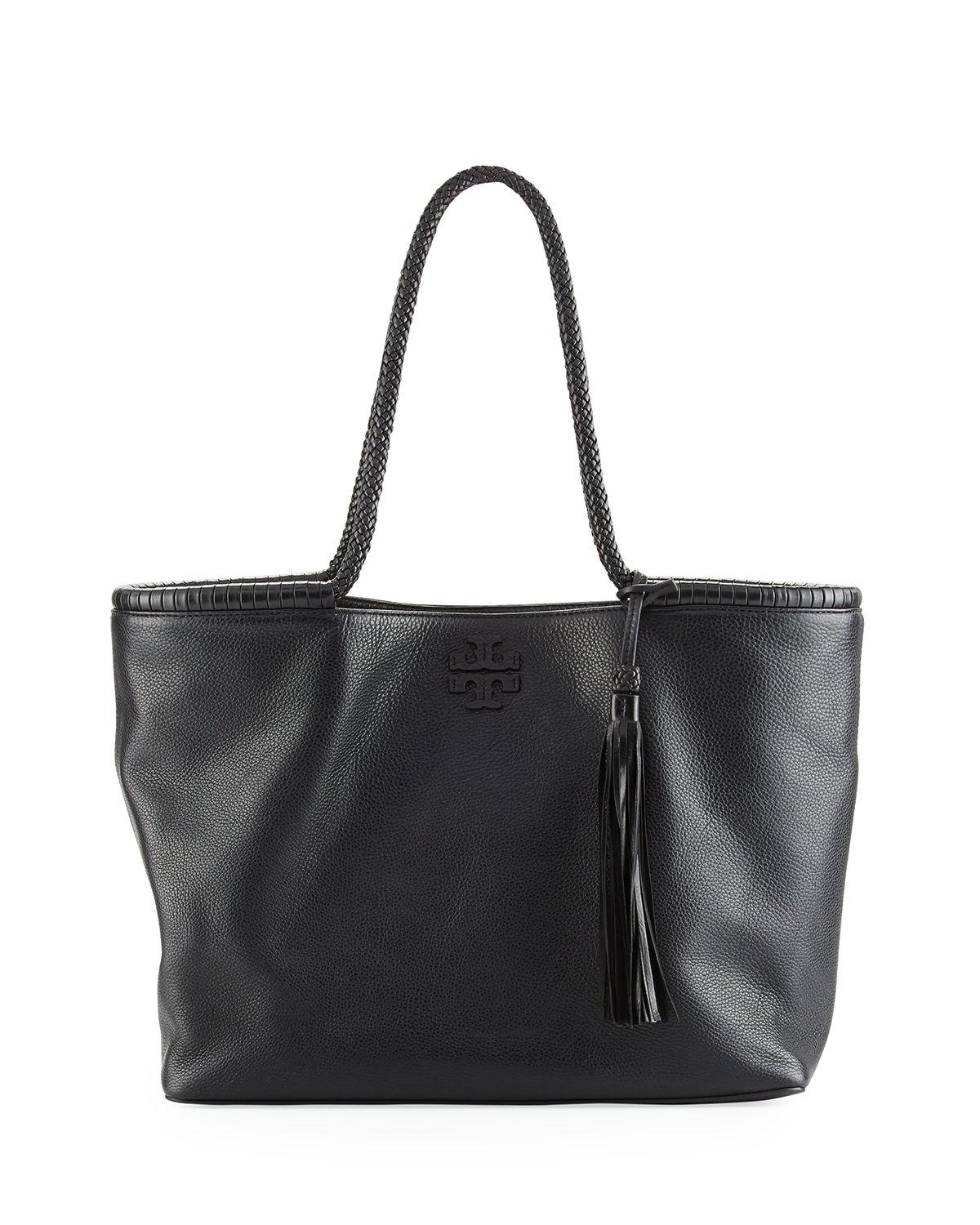 tory burch braided handle bag