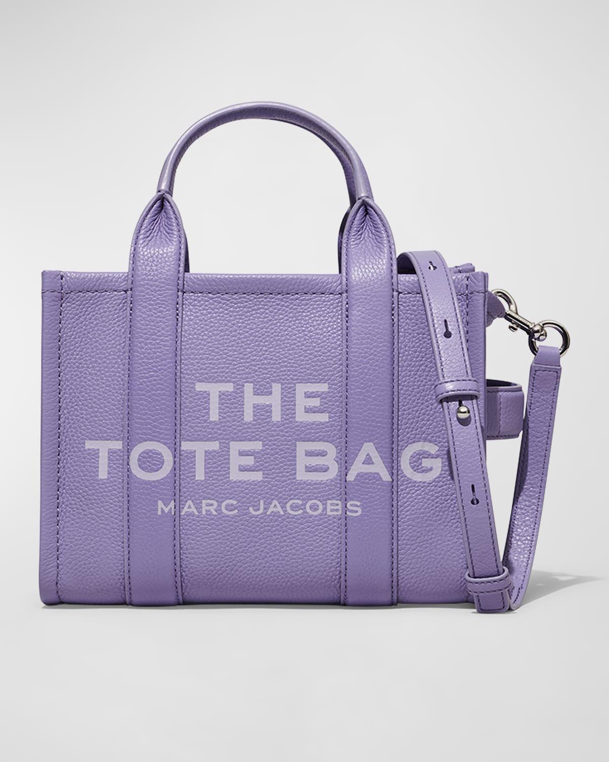 Marc Jacobs The Leather Mini Tote Bag in Purple | Lyst