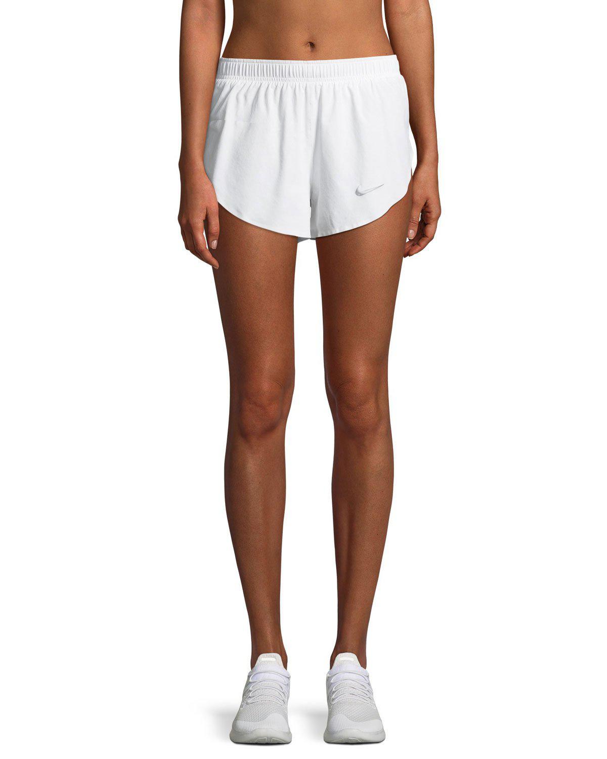 nike white athletic shorts