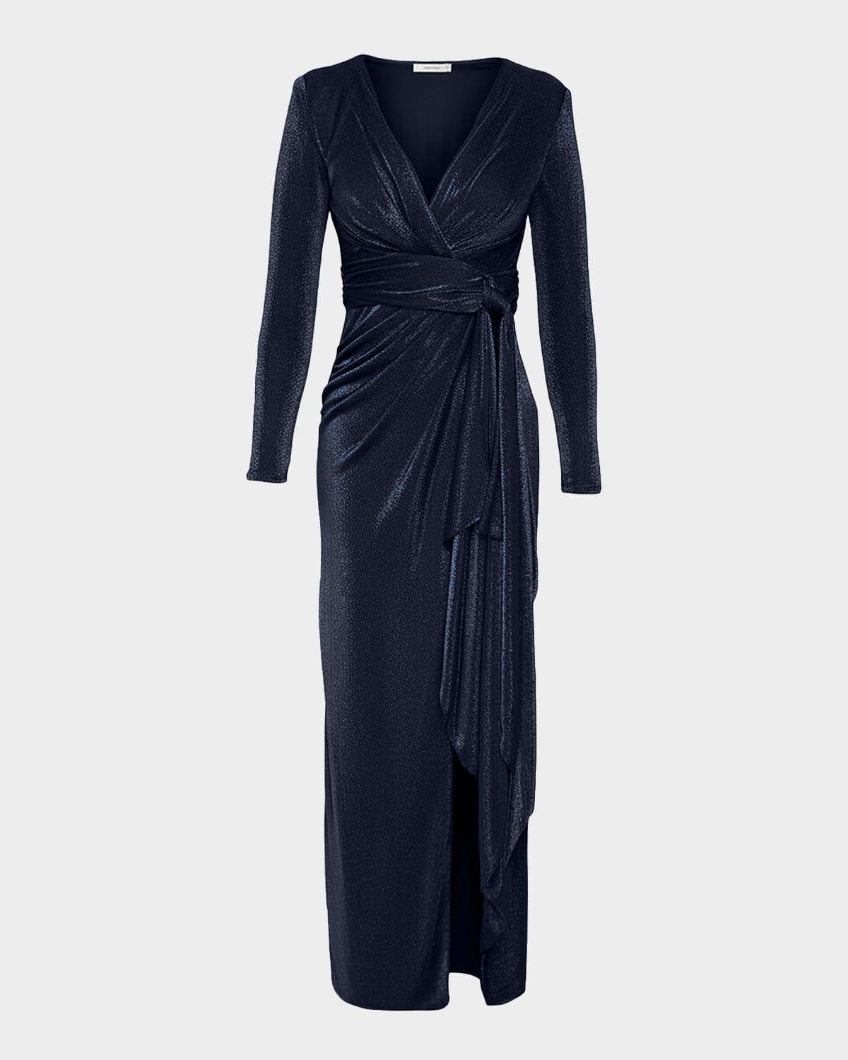 corset top prom dress Ladivine CD343 Sheer Satin Slit Crystal V Neck Strapless Gown Overskirt 10 / Red FD11771 Make a statement at Color:cobalt Knee Length Classy Black