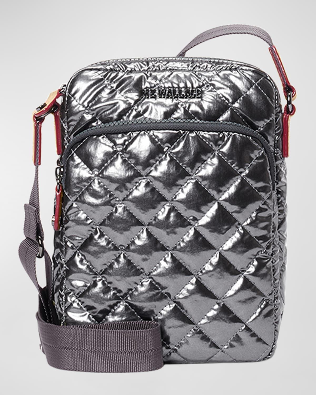 MZ Wallace Metro Recycled Nylon Crossbody Bag in Gray Lyst