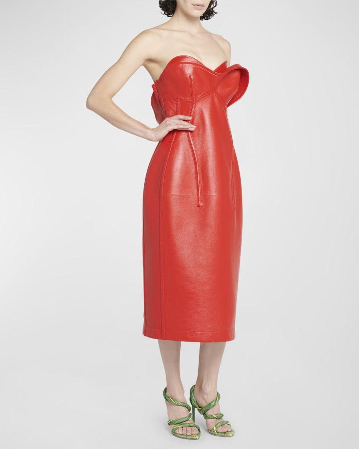 faux patent leather dress Designer Dresses for Women - Up to 89% off 2025.12.3y
