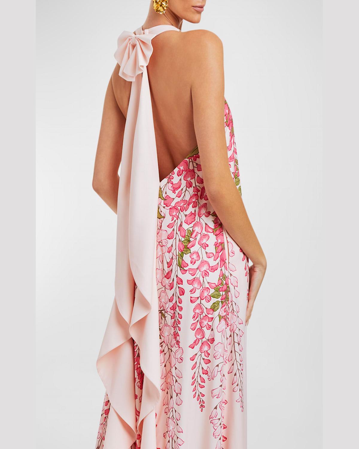 adelphi dress pink floral Everyones latest obsession: the Aderny Patchwork Floral Maxi Dress
