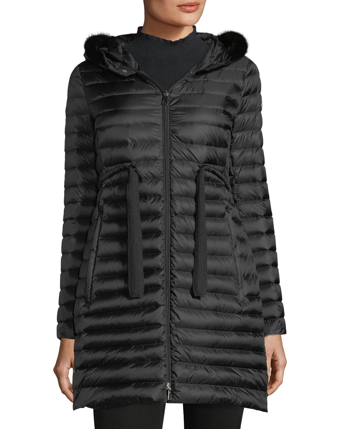 Moncler Barbel Quilted Puffer Coat With 
