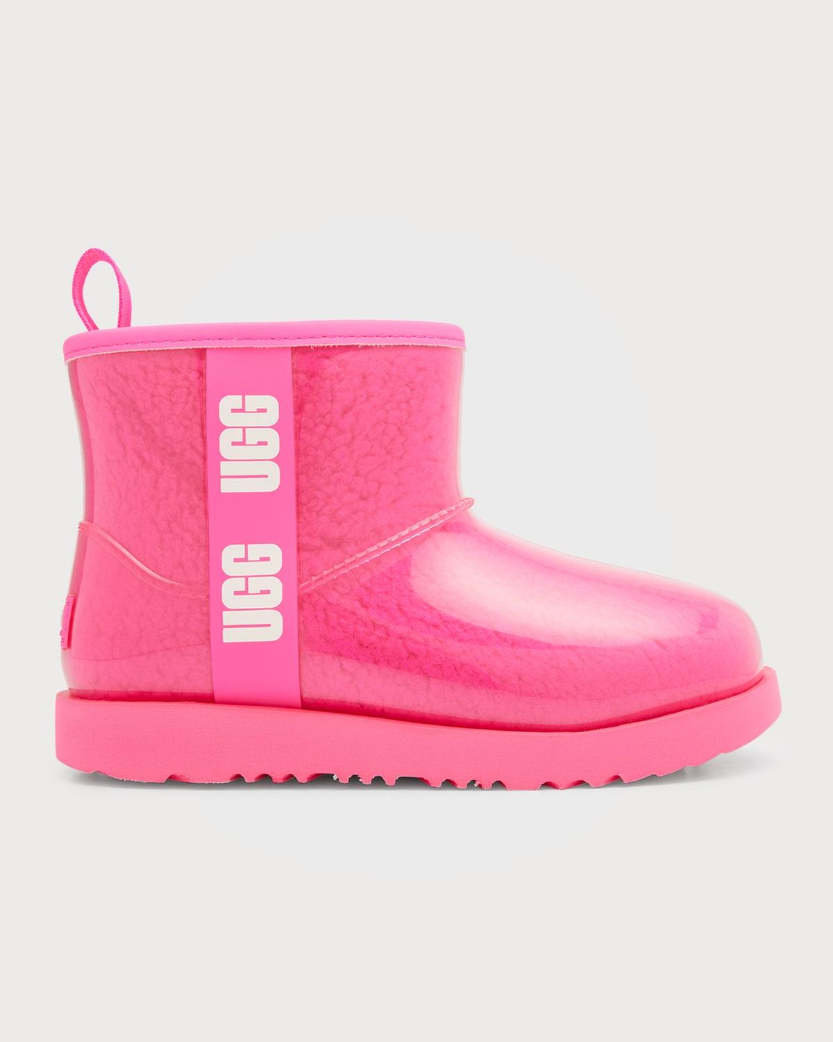 UGG Girl's Classic Mini Logo See-through Waterproof Boots, Toddler/kids in  Pink | Lyst