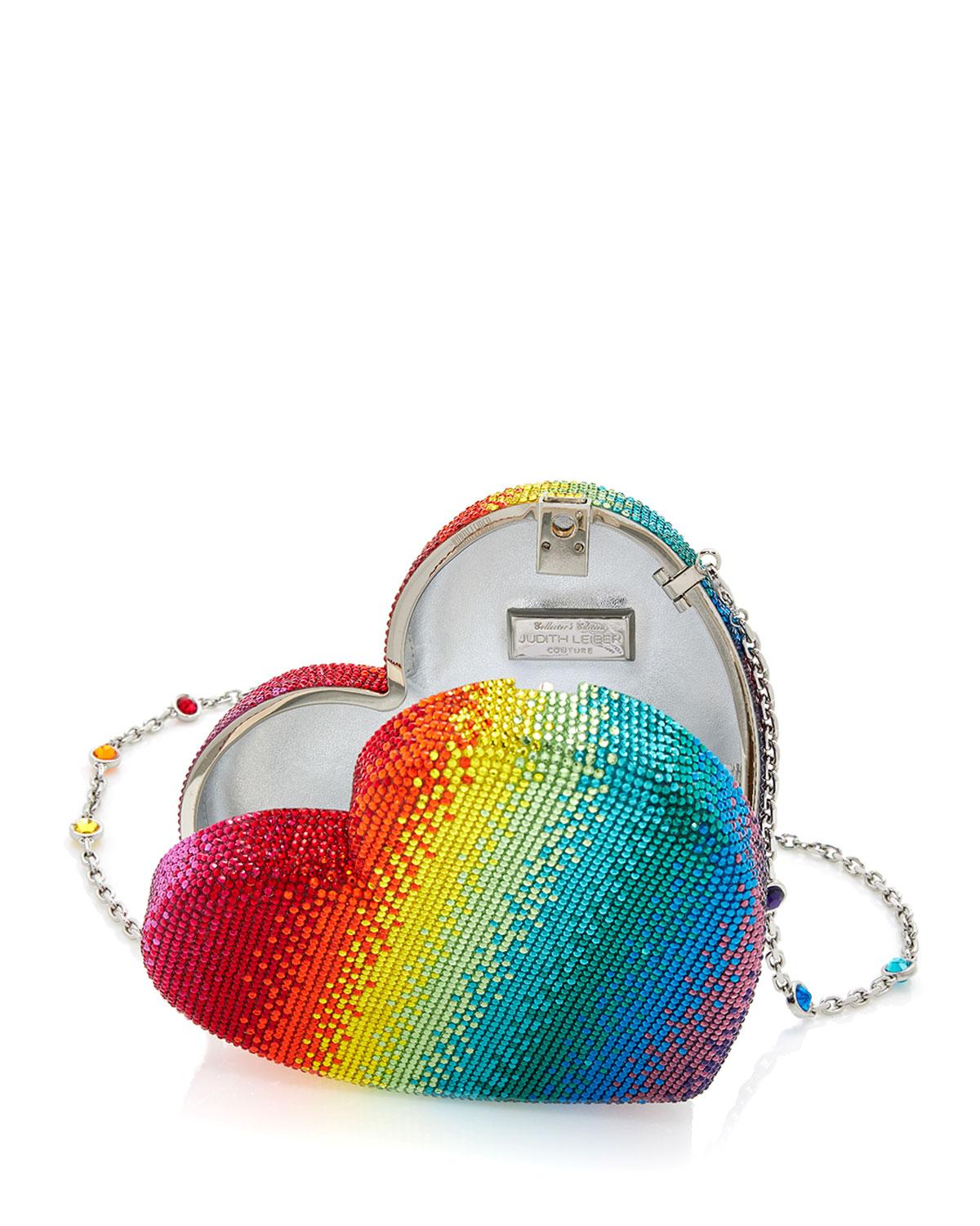 rainbow clutch purse