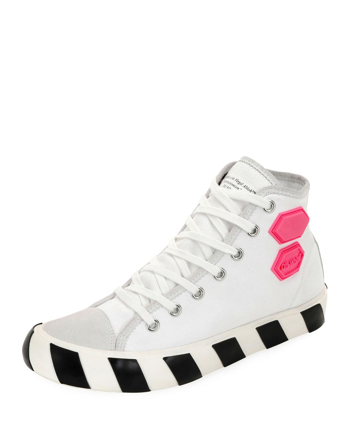 off white vulcanized hi top