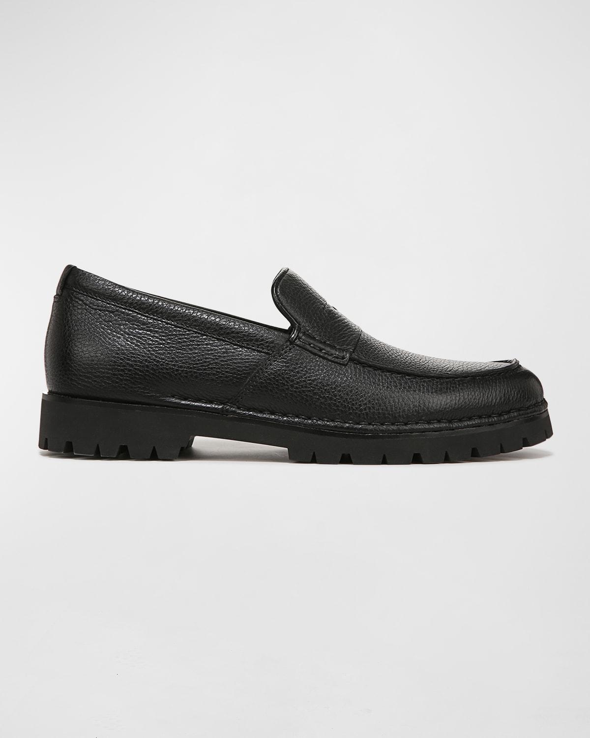 vince magda leather loafers