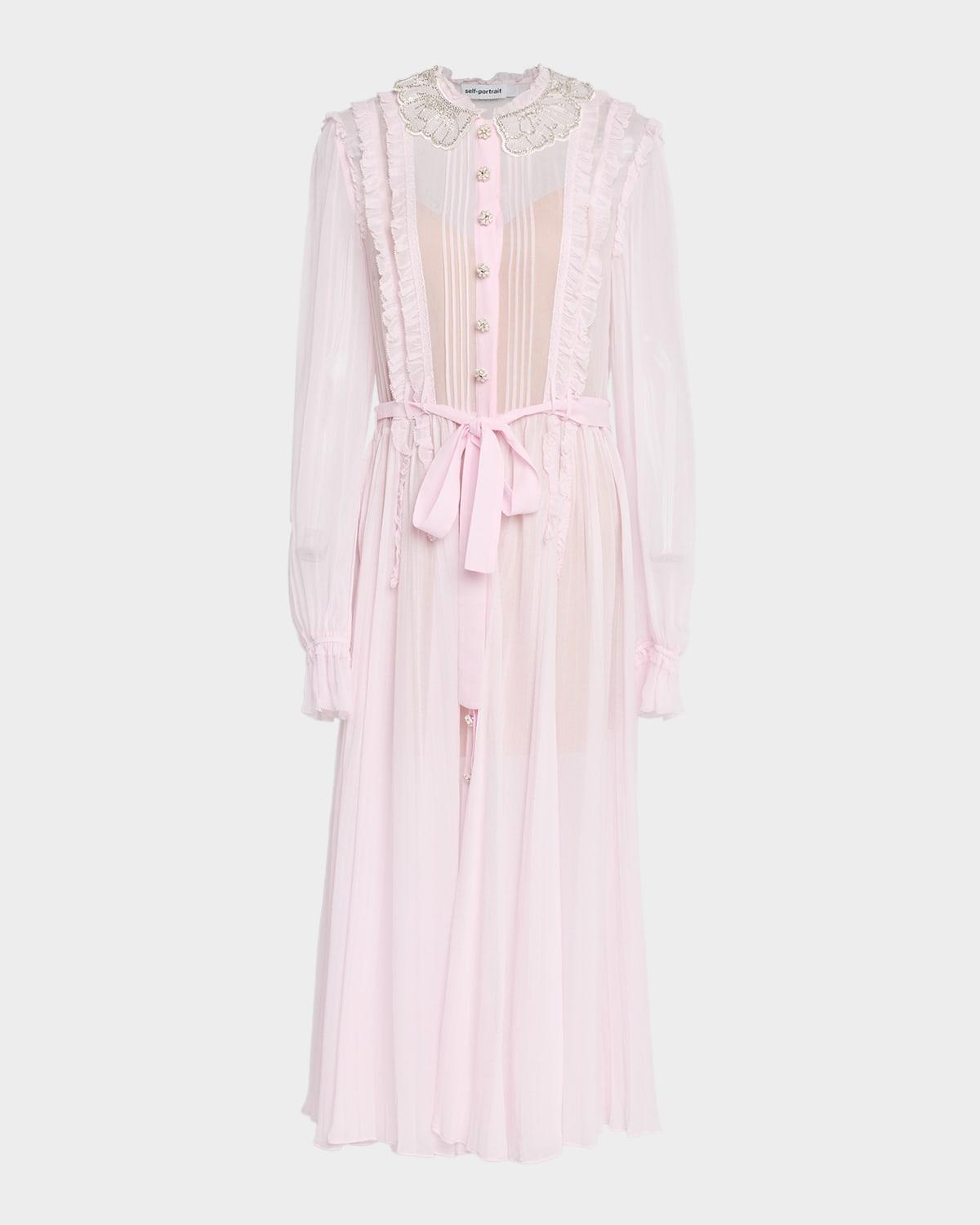 Designer Self Portrait Pleated Midi Dresses for Women - Up to 34% off | Lyst