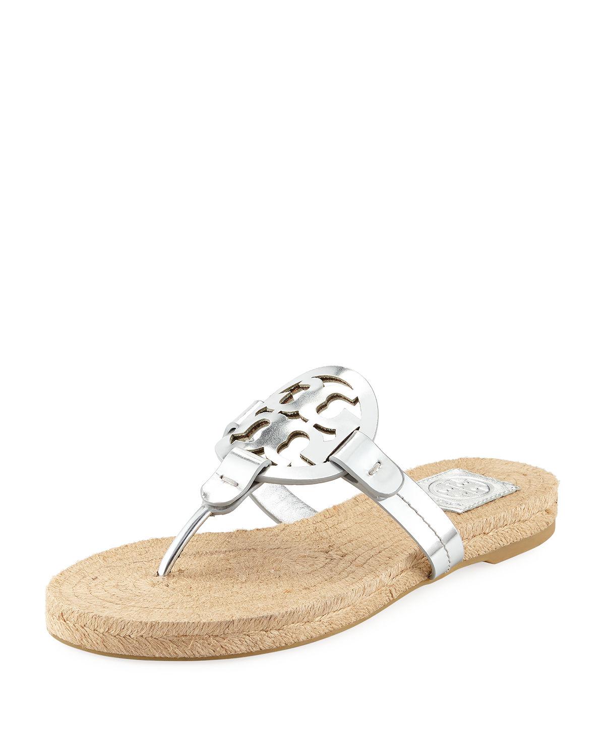 silver espadrille sandals