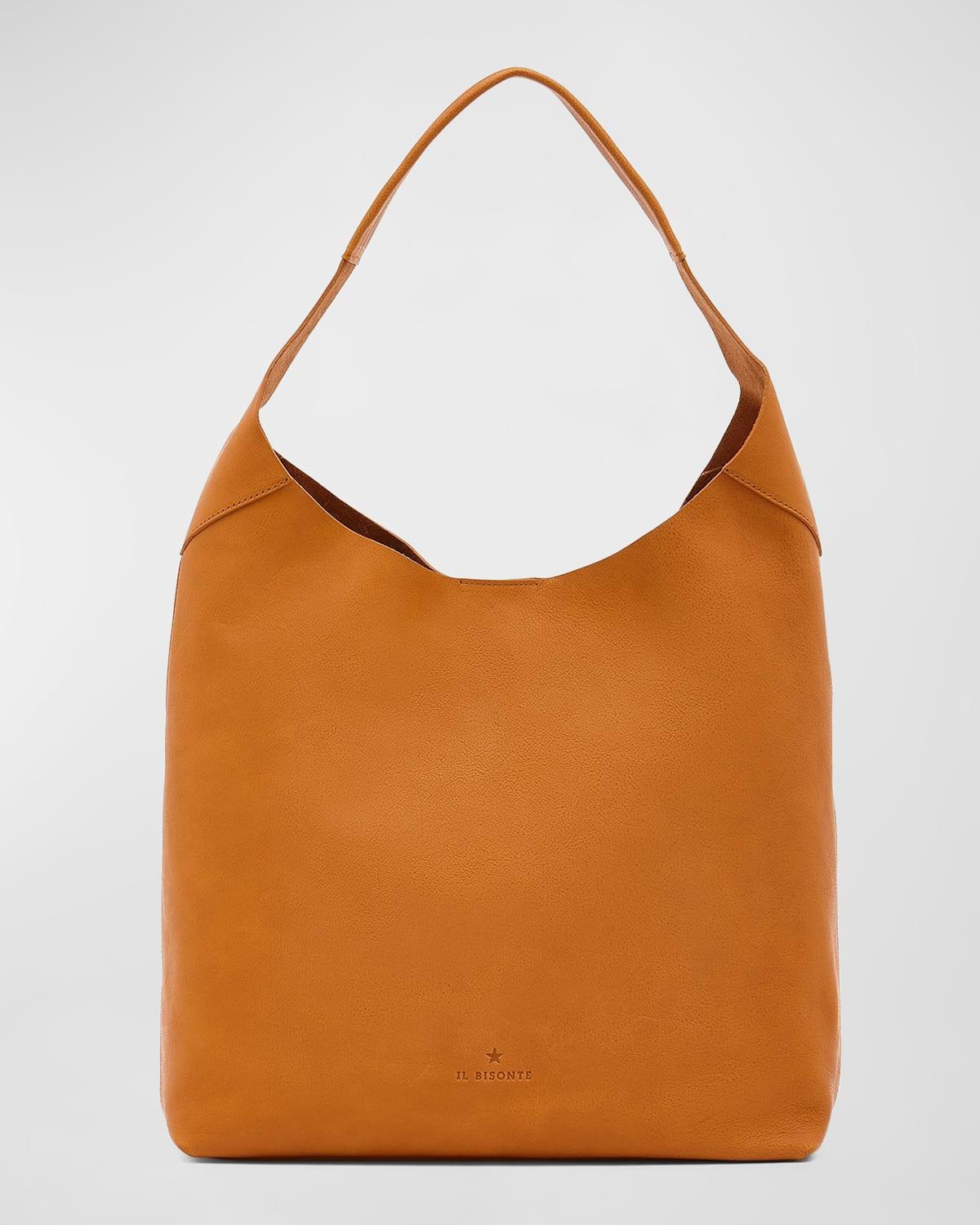 Il Bisonte Le Laudi Leather Shoulder Bag in Brown | Lyst