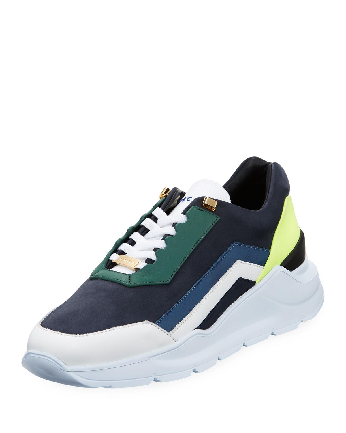 Strada Leather Running Sneakers 
