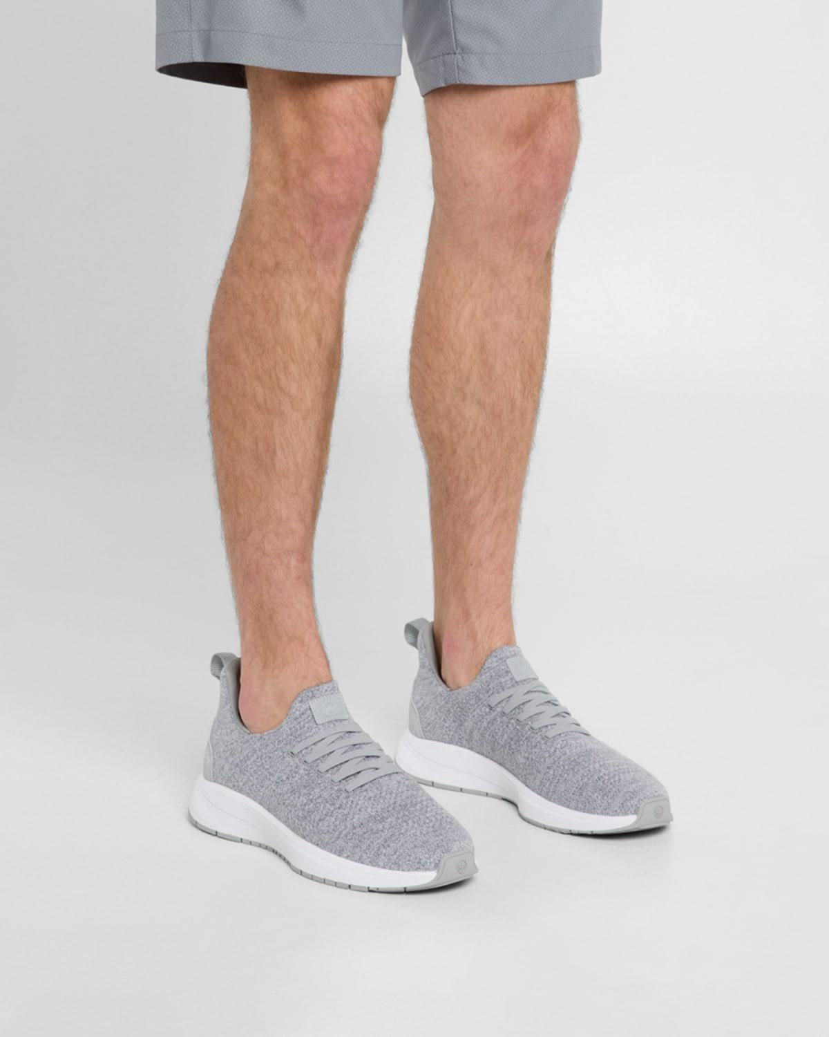 MENS PETER MILLAR ATHLETIC SHOES SZ 14 Odeon Sneaker Gray Gale $198 Peter Millar Apos;S Odeon Knit Sneakers in Gray for Men | Lyst main image 2