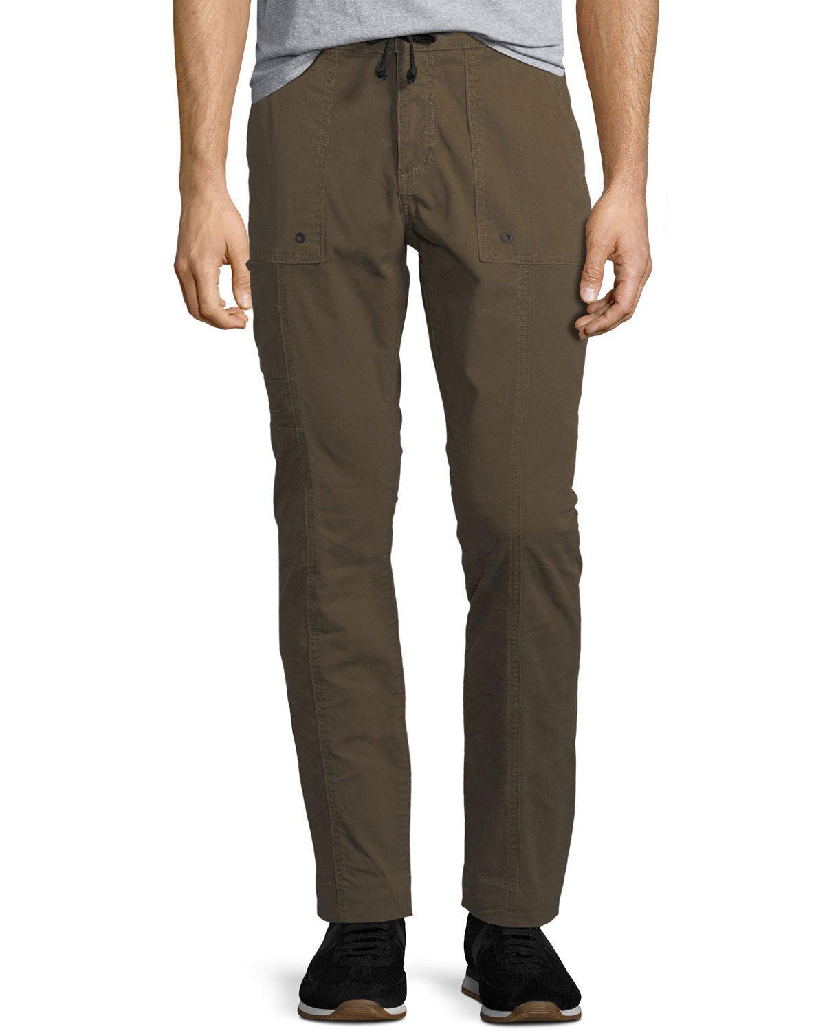 chino track pants