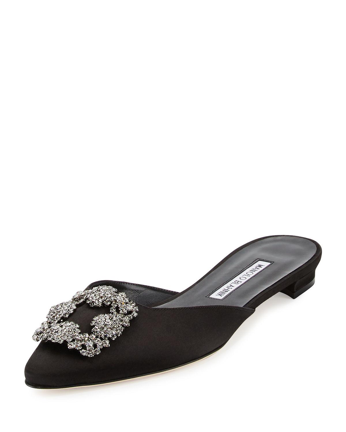 manolo blahnik ballerina mules