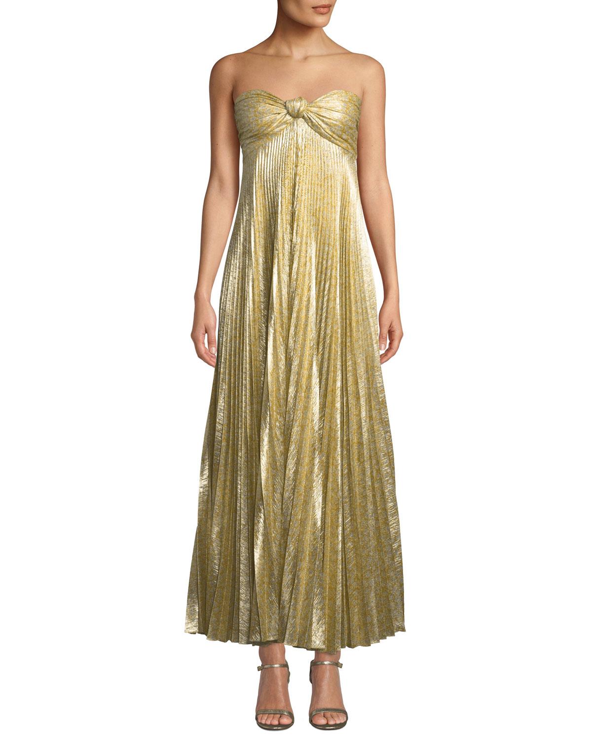 alexis gold dress