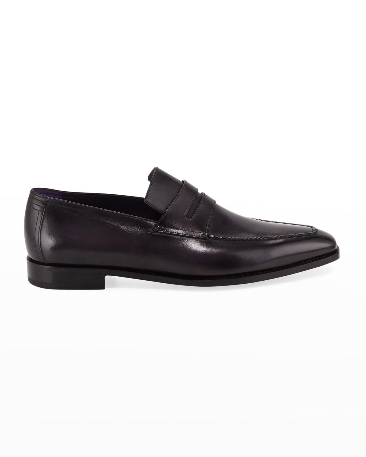 Berluti Andy Demesure Calf Leather Loafer in Black for Men | Lyst