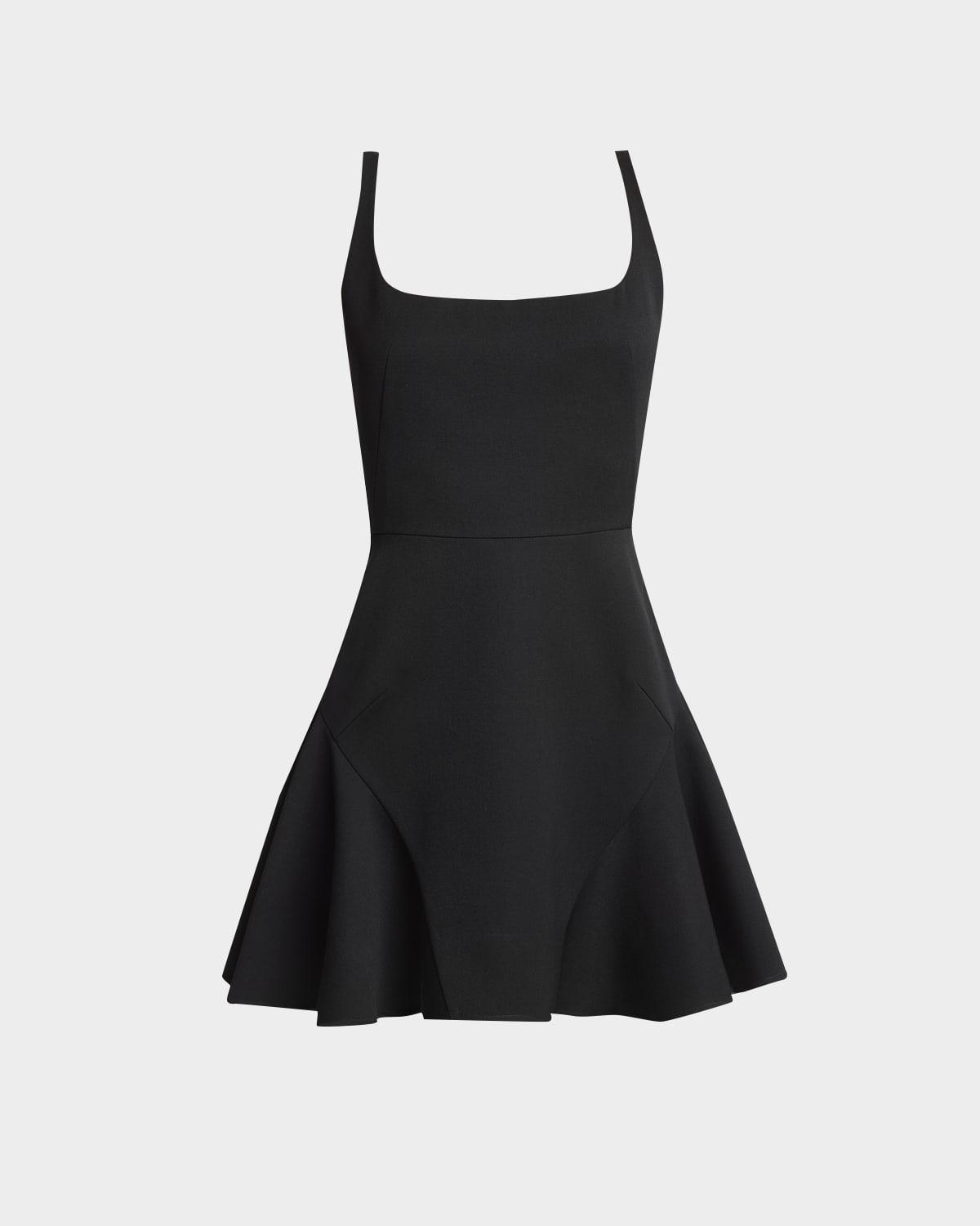 ジバンシィ Givenchy Short Dress Givenchy Metallic zip-detail short-sleeved Dress | Blue