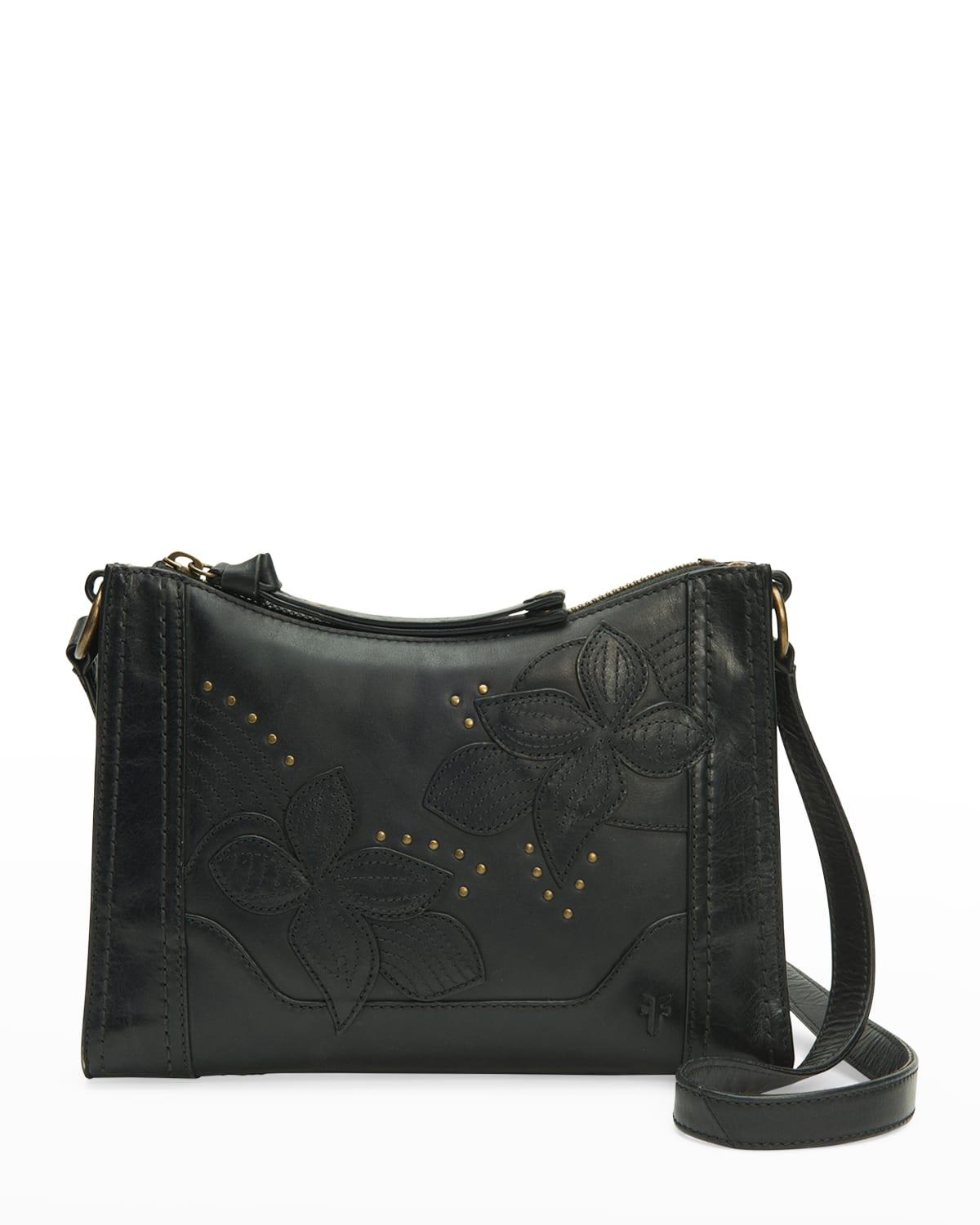 Frye Melissa Studded Floral Zip Crossbody Bag in Black Lyst