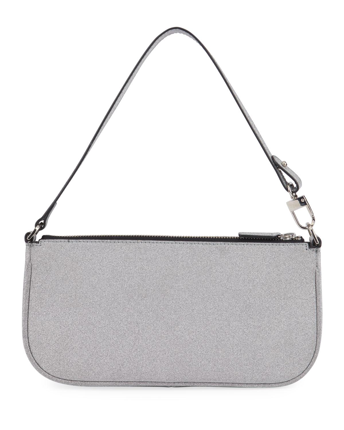 Women's Mirror Surface Silver Bag With Wavy Pattern, Versatile Fashionable  Handbag, Shoulder Bag, Crossbody Bag