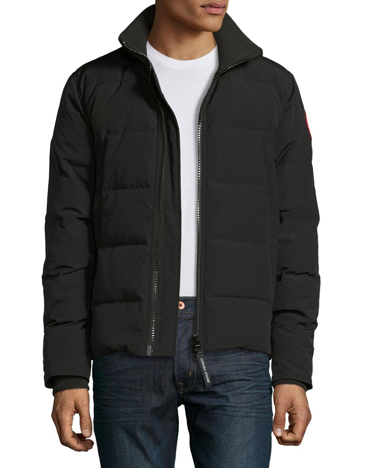 black canada goose puffer jacket