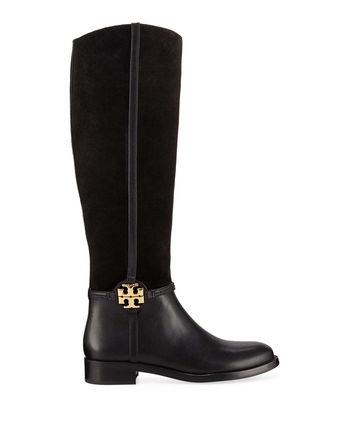 Tory Burch Women's Miller Tall Boots in Black | Lyst