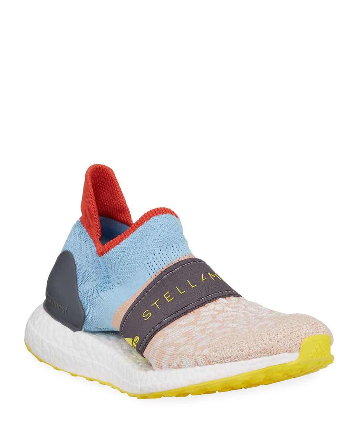 adidas By Stella McCartney Rubber Ultraboost X 3.d.s. Knit Sneakers in Cheetah (Blue) - Lyst