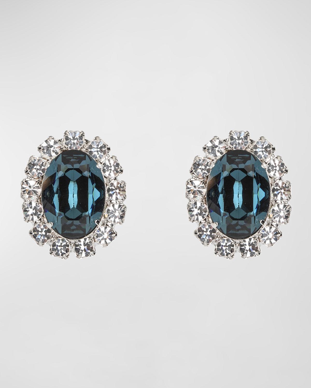 Jennifer Behr Diana Stud Earrings in Blue | Lyst