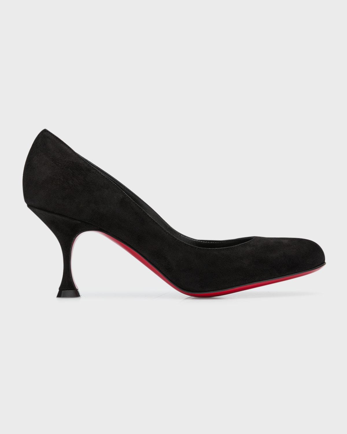  Christian Louboutin Astrida Bride 100mm Black Suede