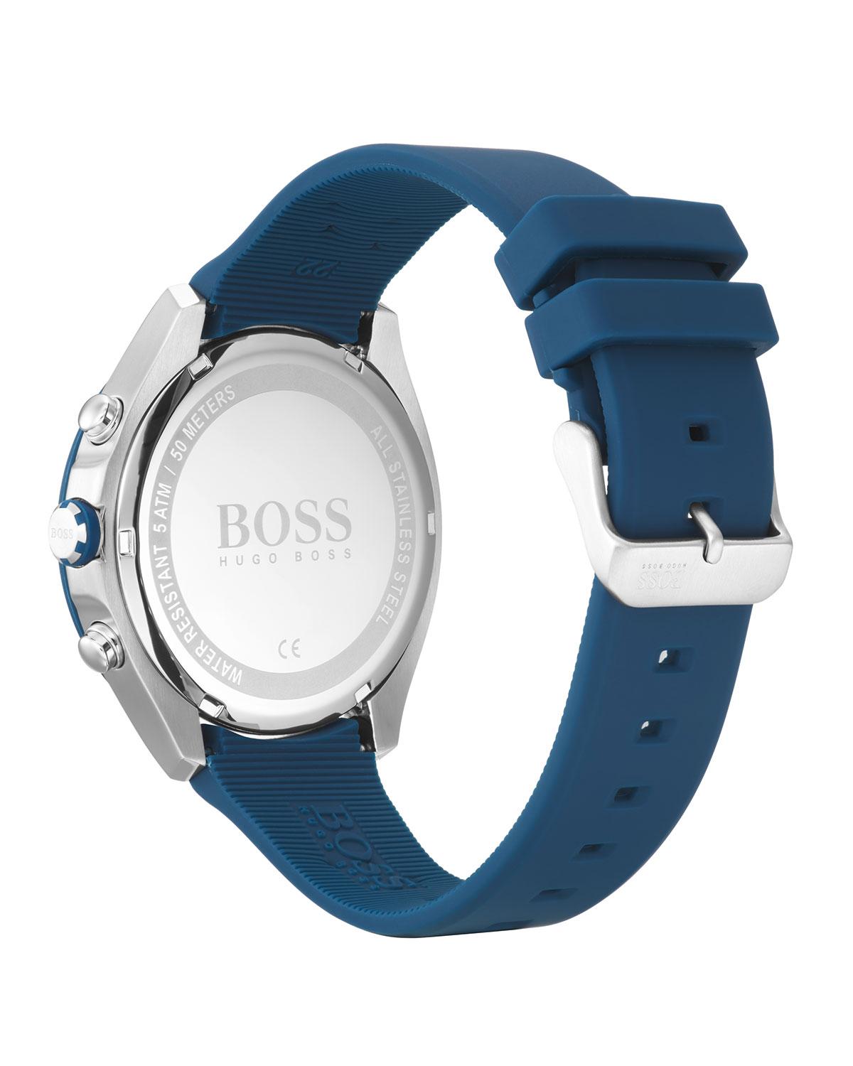 hugo boss watch blue